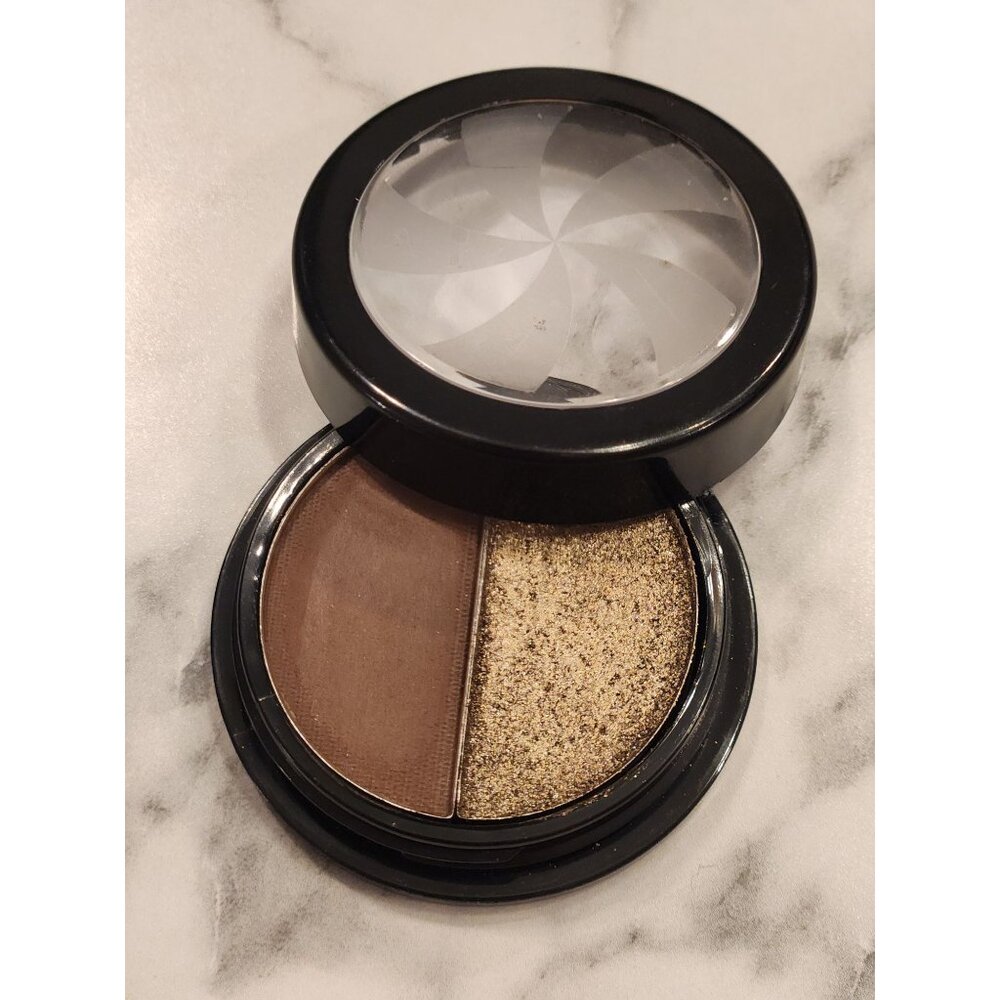 Elf Eye Candy Eyeshadow Duo In Neutral Brown & Gold Shimmer